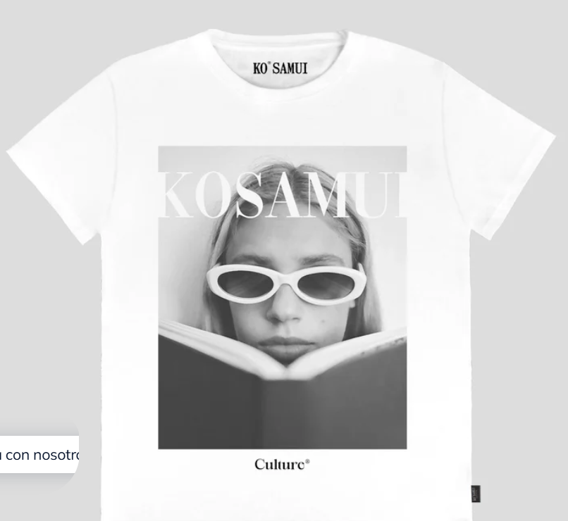 Camiseta Ko Samui cultura blanca